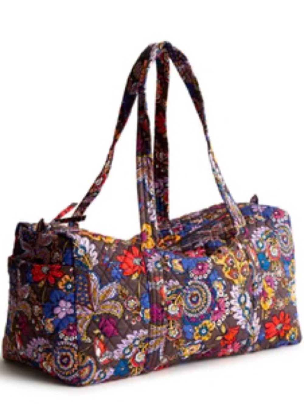 New Vera Bradley Original Duffle Bag Colorful Bouquet Premuin Cotton NWT